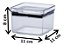 Kit 10 Potes Herméticos Quadrados Lumini 480,1000,2200ML - Imagem 5