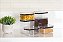 Kit 6 Potes Hermético Organizador Acrílico Lumini 580/1300ML - Imagem 2