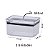 Kit 6 Potes Hermético Organizador Acrílico Lumini 580/1300ML - Imagem 5
