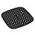 Tapete Protetor de Silicone P/ Air Fryer Quadrado Preto 18Cm - Imagem 1