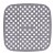 Tapete Protetor de Silicone P/ Air Fryer Quadrado Cinza 18Cm - Imagem 5