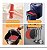 Tapete Protetor de Silicone P/ Air Fryer Redondo Preto 18Cm - Imagem 5