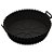 Forma Redonda de Silicone para Air Fryer Preta 19cm x 6,5cm - Imagem 1