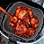 Forma Quadrada de Silicone Para Air Fryer Preta 20cm x 7cm - Imagem 7