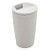Copo Térmico Em Bambu Parede Dupla Com Tampa Branco 500ml - Imagem 1