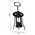 Saca Rolhas Para Vinho Preto 18x6 cm Inox e PP 6239 Weck - Imagem 2