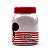 Pote Organizador Estampa Mickey e Minnie 500ml 11cm C/ Tampa - Imagem 3