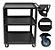 Carro Carrinho P/ Ferramentas Dark Profissional 91026 Presto - Imagem 2