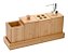 Kit Para Banheiro 5 Peças Ecokitchen Em Bambu Mimo Style - Imagem 1