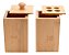 Kit Para Banheiro 5 Peças Ecokitchen Em Bambu Mimo Style - Imagem 4