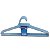 Cabide Adulto 5 Pçs Azul Reforçado 41x18cm Trioplast - Imagem 5
