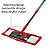 Mop Rodo Microfibra Flat Vermelho / Cinza 72 a 120 cm Camesa - Imagem 2