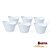 Conjunto de Mini Vasilhas Potes Para Alimentos 350ml Branco - Imagem 3