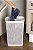 Cesto de Roupas 40 Litros Com Tampa Linea Branco 52 Cm - Imagem 3