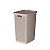 Cesto de Roupas 40 Litros Com Tampa Linea Creme 52 Cm - Imagem 1