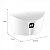 Saleiro Branco 500Ml Gold Plástico Com Tampa 16x9 Cm UZ145BR - Imagem 3