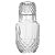 Moringa De Vidro Cristal Com Copo e Jarra  500ML/145ML - Imagem 1