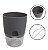 Vaso Cachepot Acqua Auto Irrigável 12x14Cm Paisagismo Vasart - Imagem 3