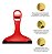 Rodinho De Pia Cozinha Uz Rodo Seca Pia De 16cm Vermelho - Imagem 3
