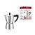 Cafeteira Italiana 450ML Faz 9 Xícaras 50ML Portátil Prata - Imagem 1