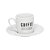 Xicara Para Café Da Manhã Estampada Com Pires Branca 6 Peças - Imagem 2