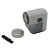 Papa Bolinha de Plástico e Aço Inox Cinza Chumbo 8x4cm Lyor - Imagem 2