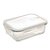 Pote Hermético Para Alimentos  Vidro C/ Tampa Plástica 640ML - Imagem 1
