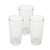 Conjunto 3 Copos Altos de Vidro Karat 350ml 14,5x7,5Cm Lyor - Imagem 1