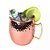 Caneca Moscow Mule Em Cobre Puro Martelada 500Ml Alca Bronze - Imagem 2