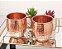 Caneca Moscow Mule Em Cobre Puro Martelada 500Ml Alca Bronze - Imagem 4