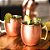 Caneca Moscow Mule Cobre Puro Lisa 500 Ml Alça Bronze - Imagem 5