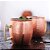 Caneca Moscow Mule Cobre Puro Lisa 500 Ml Alça Bronze - Imagem 3