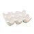 Porta Ovos P/6 Ovos De Porcelana New Bone Montana 14x9,5x3cm - Imagem 1