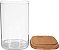 Pote Para Alimentos Hermético 1100 ml Com Tampa de Bambu - Imagem 4