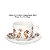 Xicara De Chá ou Café Com Pires Porcelana 90ML 6 Peças - Imagem 3