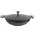 Caçarola Wok Com Tampa nº 28 3 Litros Linha Nobre Craquelado - Imagem 1