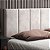 Cabeceira Cama 1,60mts Casal Queem Estofada PRETO 4 Peças - Imagem 3