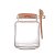 Pote de Vidro ComTampa de Rolha e Colher de Bambu 650ml - Imagem 3