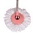 Balde Mop Rosa 8 litros Pocket Com Esfregão e Centrífuga Mor - Imagem 3