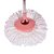 Balde Mop Rosa 8 litros Pocket Com Esfregão e Centrífuga Mor - Imagem 8