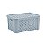 Organizador RATTAN 37 Litros C/Tampa 51x35x21cm Verde - Imagem 1