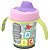 Copo Infantil Transição Baby Rosa C Alça Visor Lateral 350ml - Imagem 1