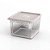 Kit 3 Potes Para Alimentos Transparente Prisma P/M/G C/Tampa - Imagem 5
