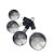 Conjunto Medidoras de Xicaras Inox 4 pçs - Imagem 1