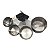 Conjunto Medidoras de Xicaras Inox 4 pçs - Imagem 4
