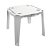 Mesa Infantil Educativa Didática De Plástico Branca 57x46cm - Imagem 1