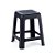 Banqueta Banquinho Adulto Preto 100 Kg 45x32Cm Injeplastec - Imagem 1