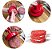 Modelador Amassador de Hamburguer 11Cm Prático PP Vermelho - Imagem 2