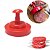 Modelador Amassador de Hamburguer 11Cm Prático PP Vermelho - Imagem 4