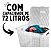 Cesto P/ Roupa Suja Retangular 72 Lts Rattan C/ Tampa Branco - Imagem 4